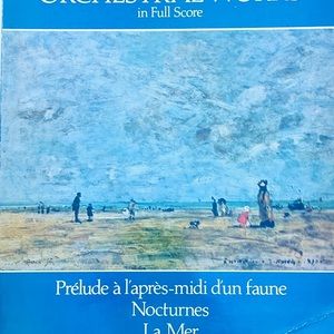 Debussy Afternoon of a Faun Full Score Used Music Book